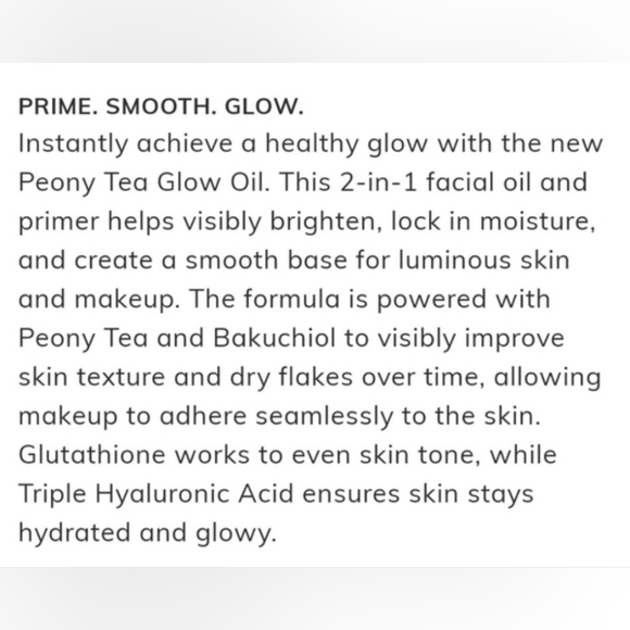 BYROE NEW YORK TEATIME PEONY TEA GLOW OIL. - Picture 12 of 15